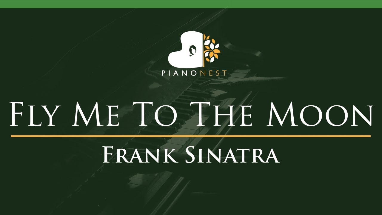 Frank Sinatra - Fly Me To The Moon - LOWER Key (Piano Karaoke Instrumental)