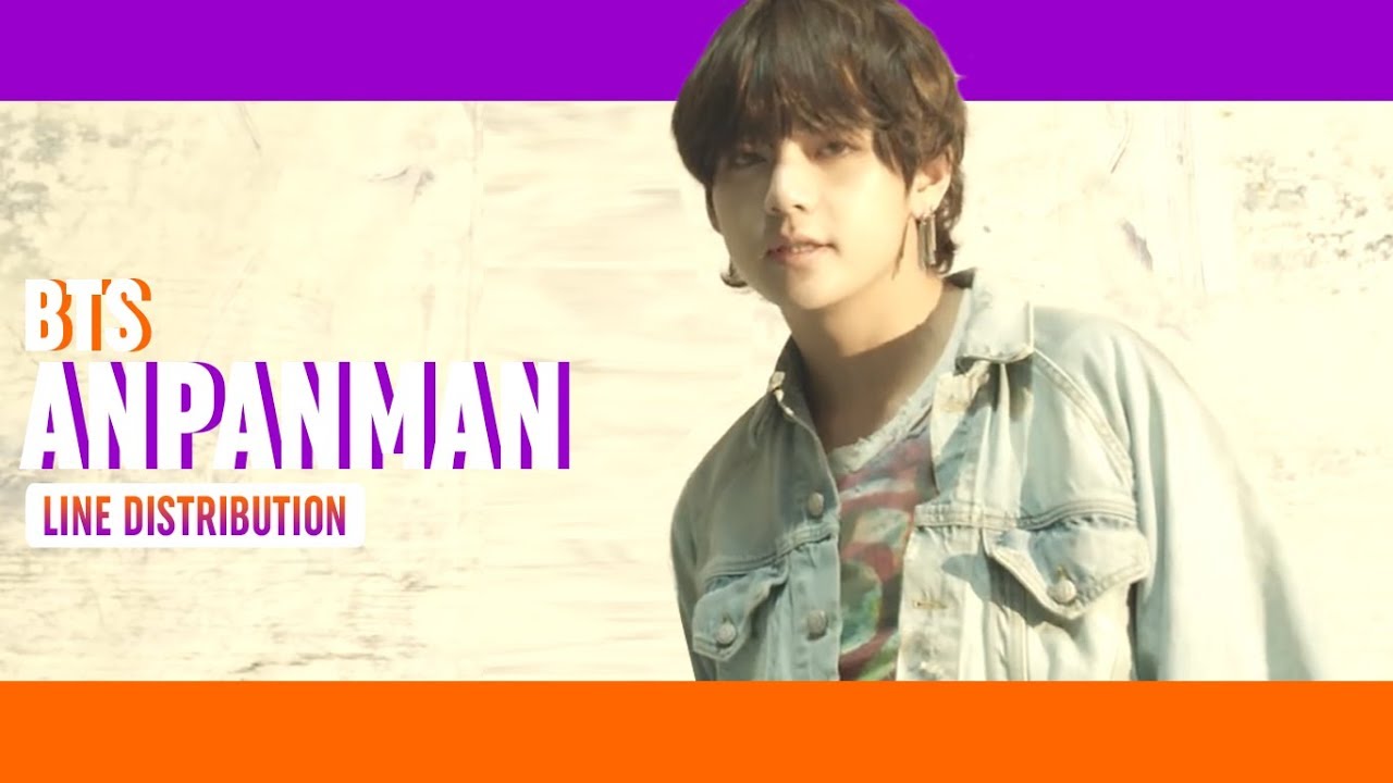 BTS - ANPANMAN Line Distribution (Color Coded)