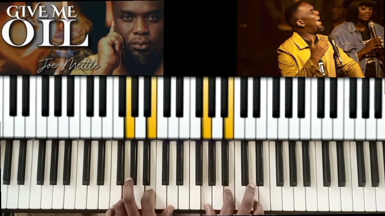 GIVE ME OIL BY JOE METTLE FT. SANDRA BOAKYE DUAH PIANO TUTORIAL