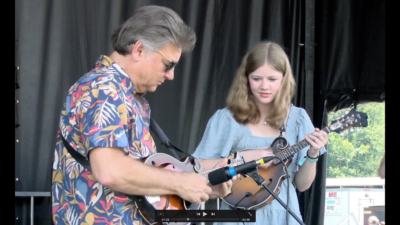 Ronnie McCoury with Sweet Sally at DelFest - Old Dangerfield