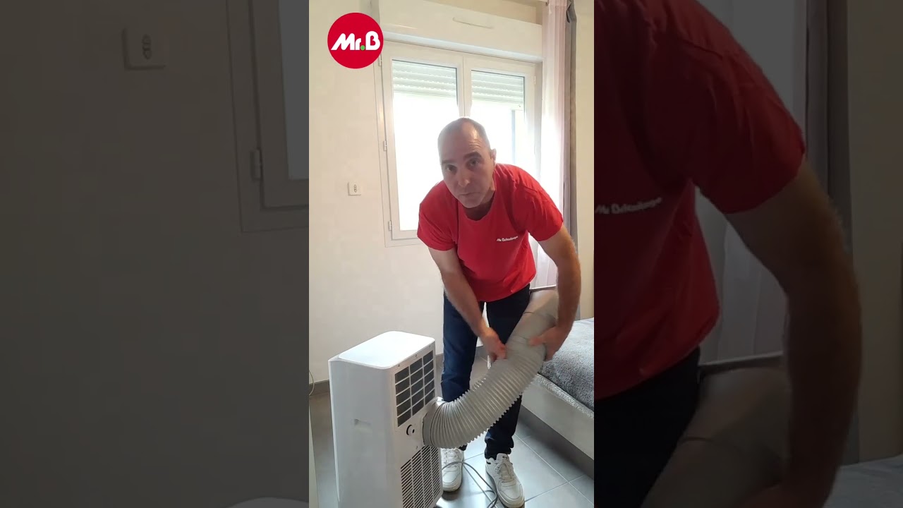 Installer un climatiseur mobile chez soi.
