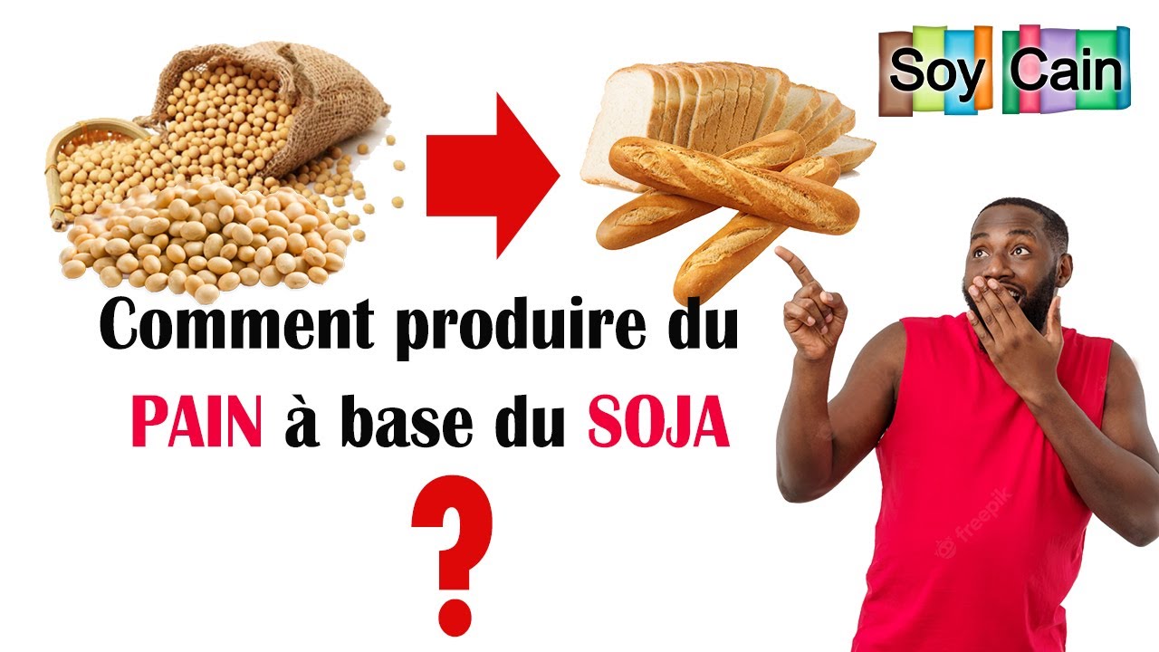 Soycain: Comment produire du pain avec le soja