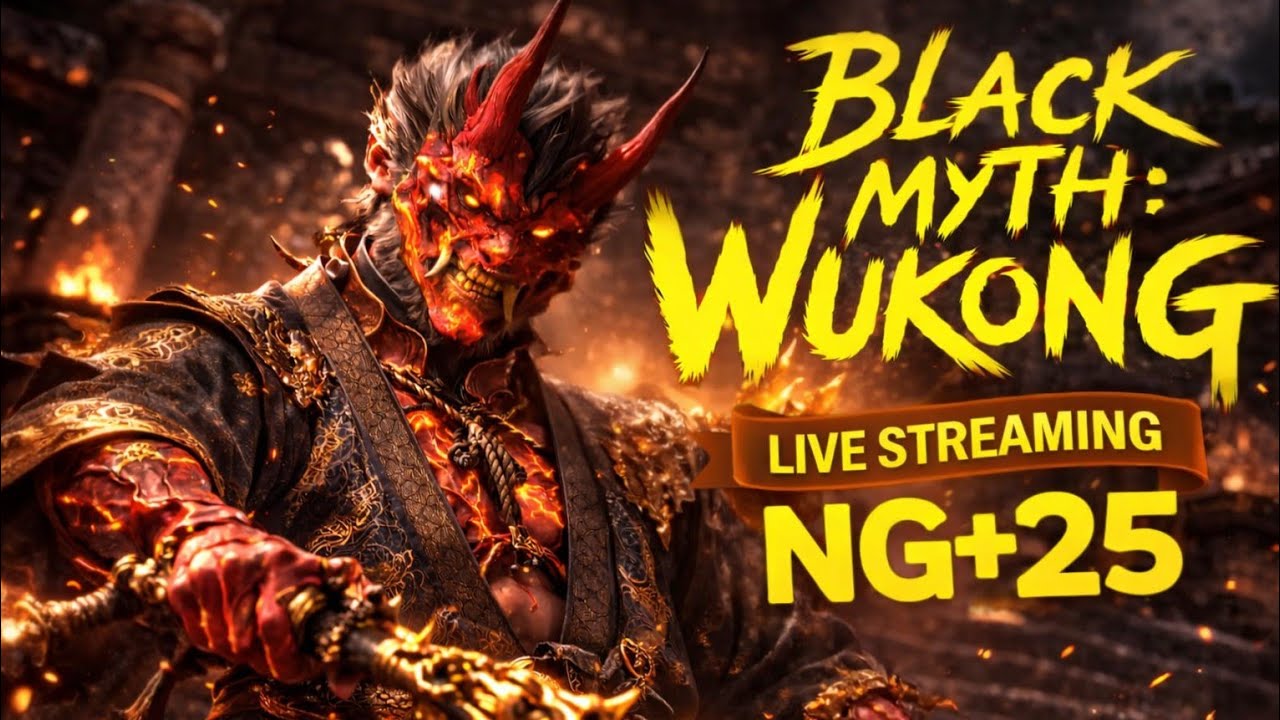 🔴 Playing Black Myth | NG+25 | Part 1 | Gauntlet of Legends | Max Difficulty | Brothers of Mei |