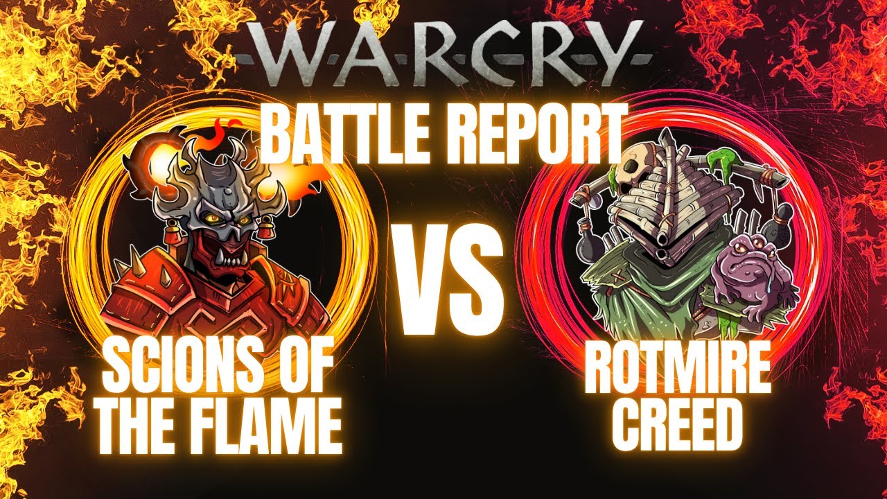 Warcry Battle Report: Scions of the Flame vs Rotmire Creed