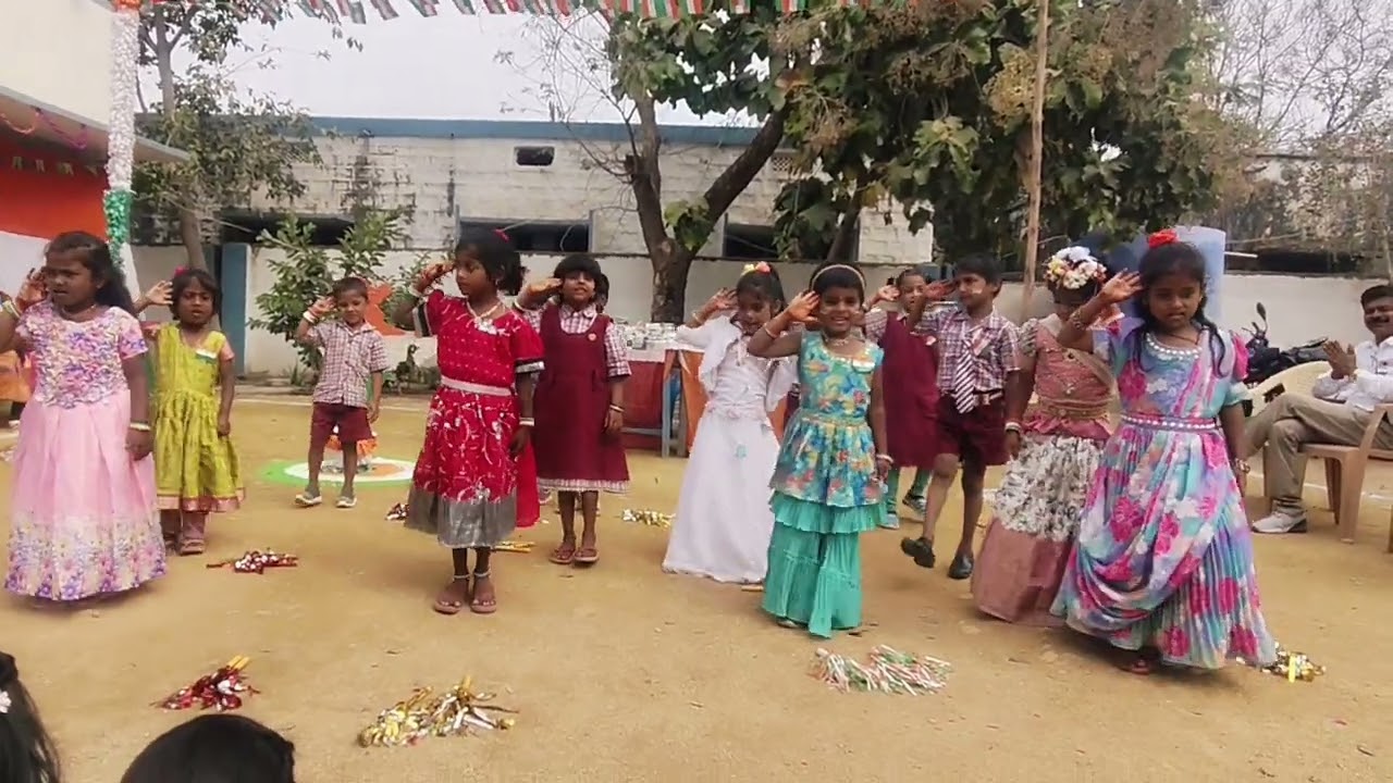 Republic day celebrations###mpps midjil 