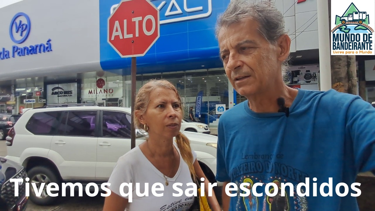 Tivemos que sair escondidos.Ep.190