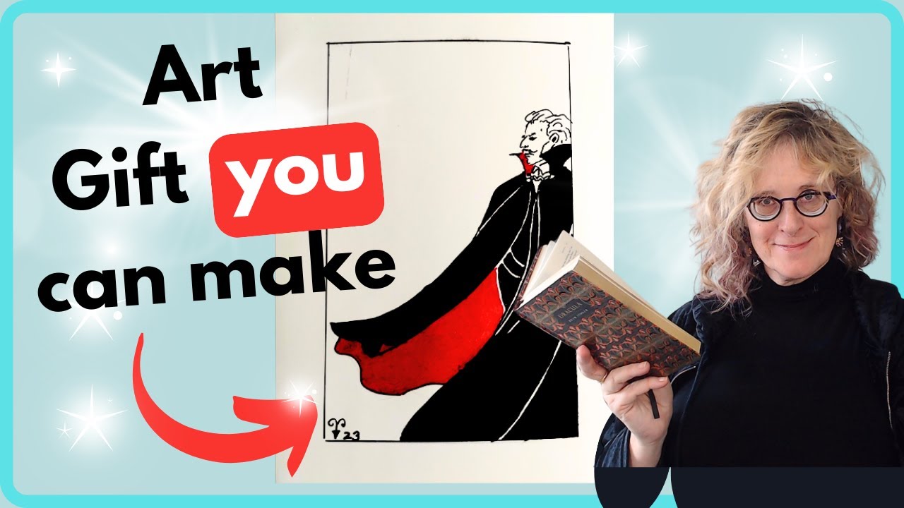 TIPS for bringing DRACULA to life | from bare PAGE to finished DRAWING