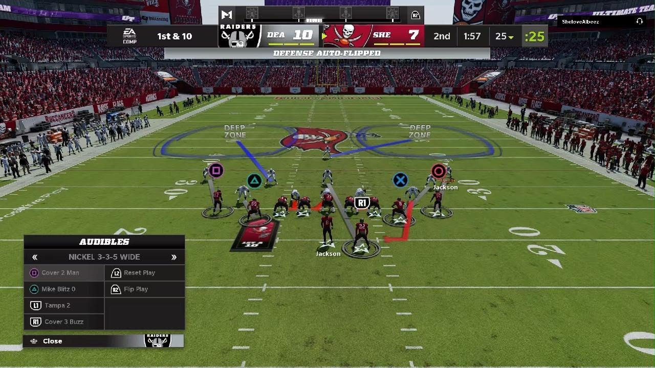Madden NFL 22 Carl Banks interception