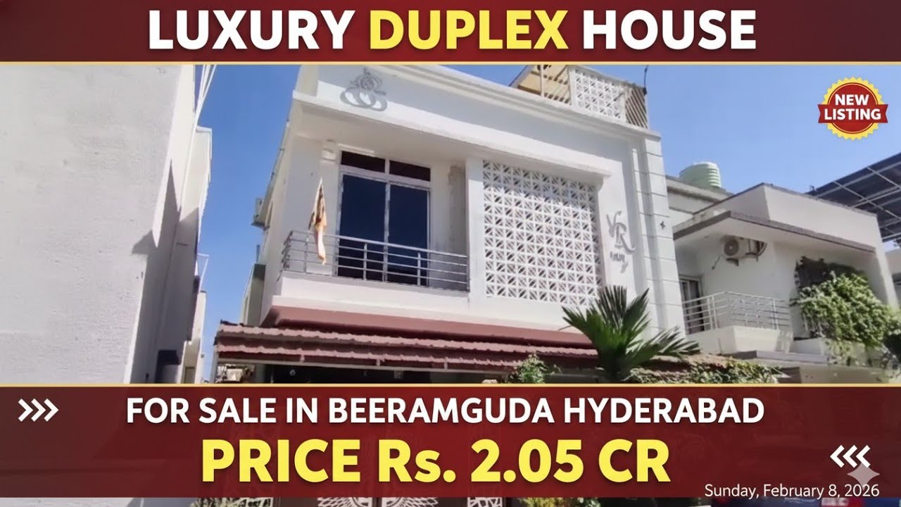 luxury duplex house in hyderabad