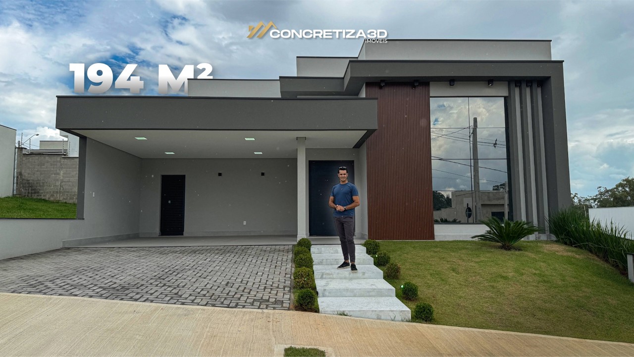 ESSA CASA TÉRREA VAI TE SURPREENDER! COM 3 SUÍTES, MOVÉIS PLAENJADO E PISCINA | RESIDENCIAL MILANO!