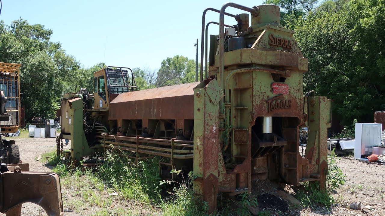 Operation and Walk Around of a Sierra T500LS Portable Metal Shear Logger Baler