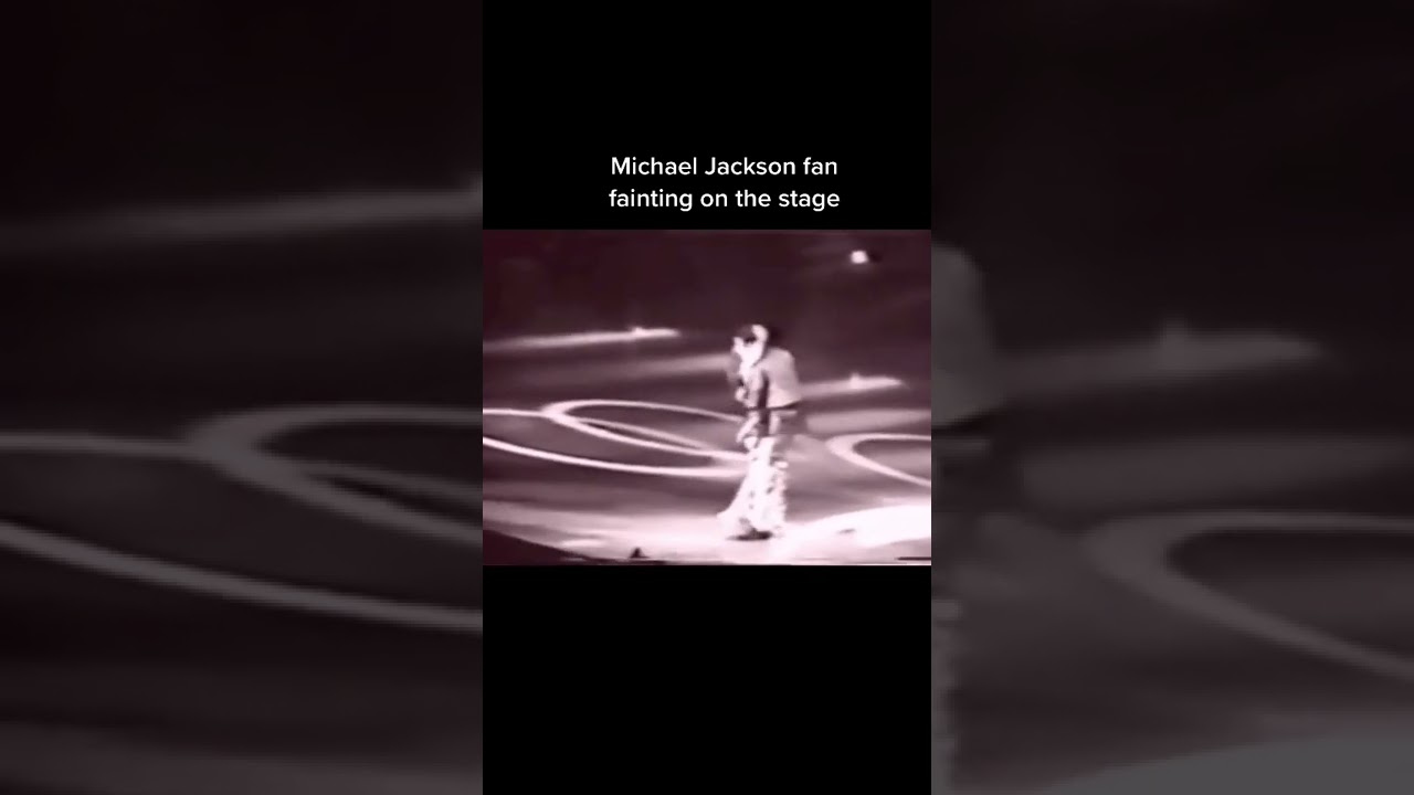 Michael Jackson's Fan Fainting On Stage Tiktok mj.supremacy #Shorts