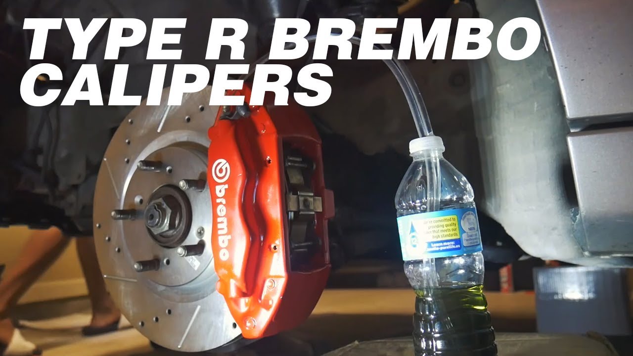 Project DC5 [RSX] Ep. 8 - How to install Type R front Brembo calipers (THE EASY WAY)
