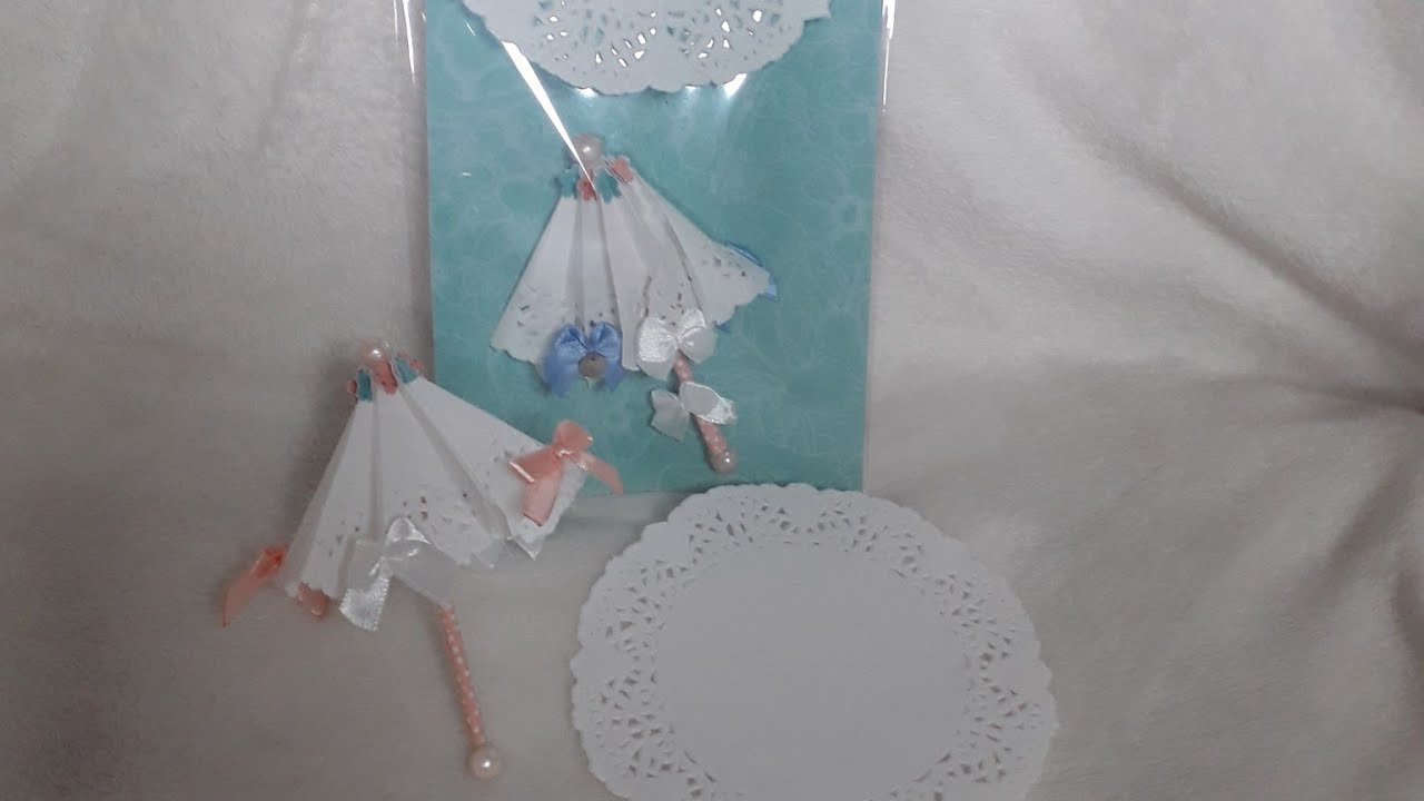 tuto : ☂️mini ombrelle dentelle facile pour embellissement loaded🌂