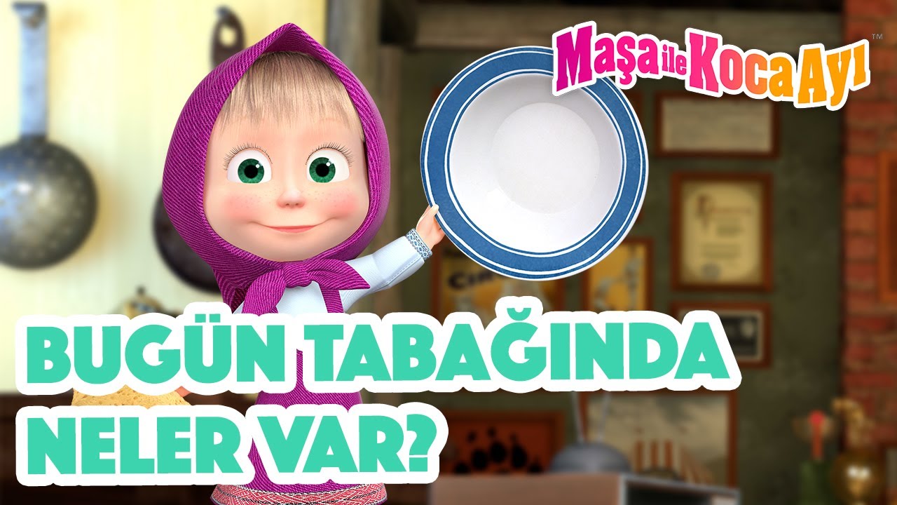 Maşa İle Koca Ayı - 🤔 Bugün tabağında neler var? 🍽 Masha and the Bear Turkey