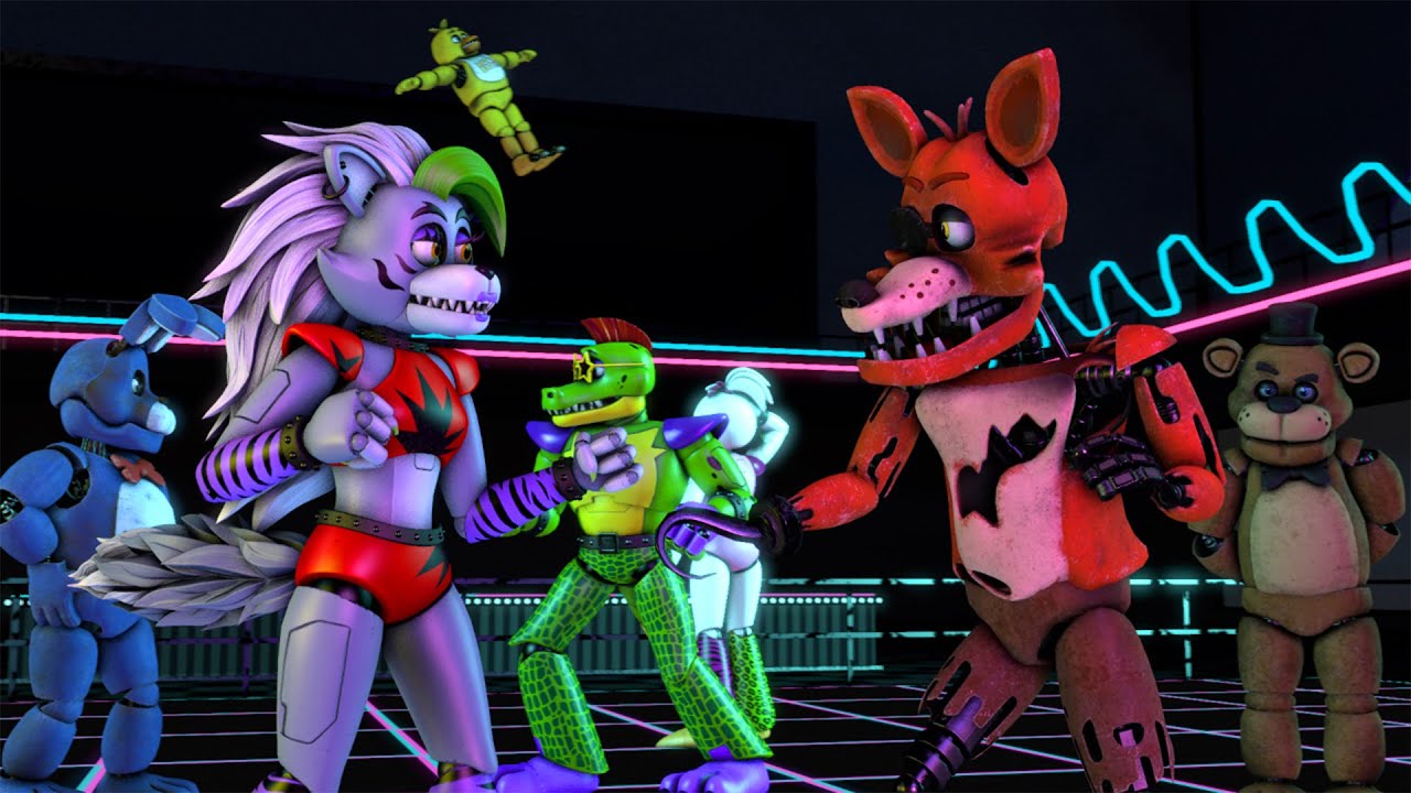 [SFM FNAF] Security Breach vs Originals Animatronics