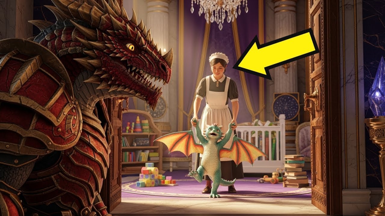 El Emperador Dragón regresó antes de tiempo de la guerra y no podía creer lo que hacía su criada....