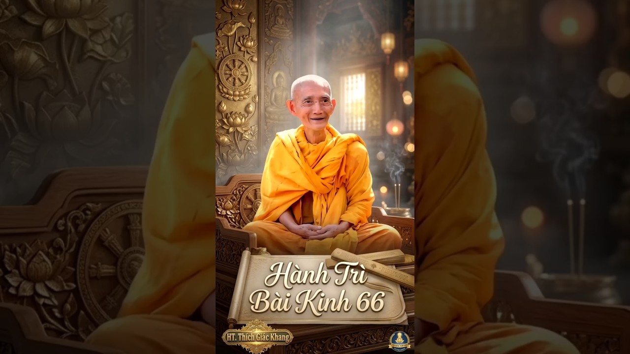 Ht. Th&iacute;ch Gi&aacute;c Khang : H&agrave;nh tr&igrave; b&agrave;i kinh 66 #hoiquanphatgiao #thichgiackhang