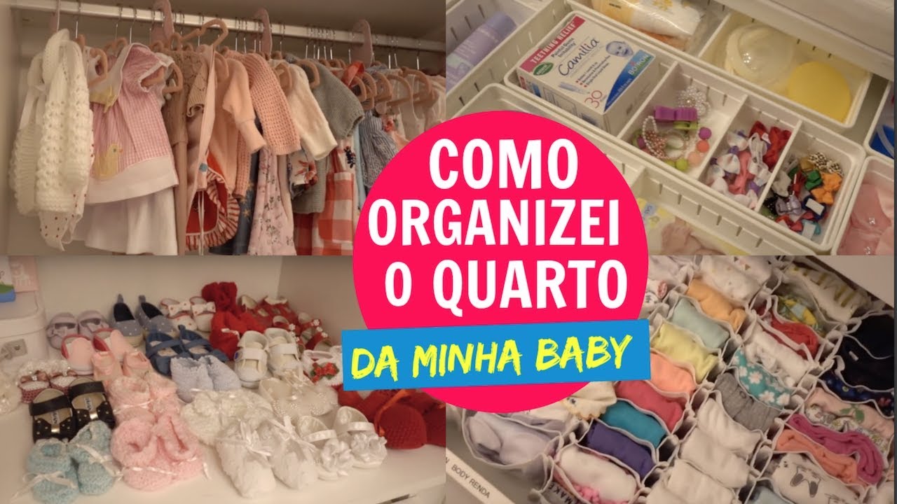 COMO ORGANIZAR ARMÁRIO E CÔMODA DE BEBÊ