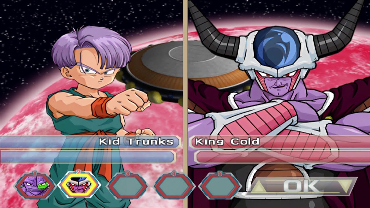 DBZBT4 - Trunks (Kid) VS King Cold & Frieza Soldier