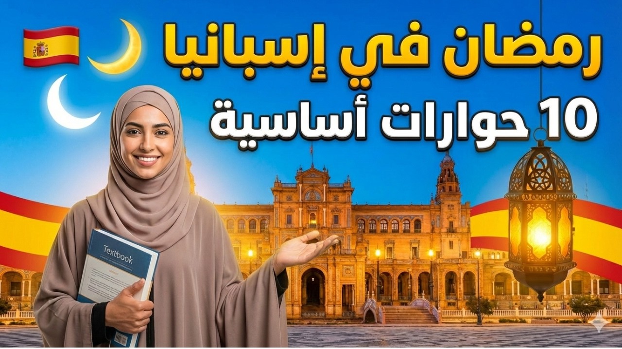 تعلم الإسبانية بسهولة: حوارات رمضان اليومية للمبتدئين 🌙