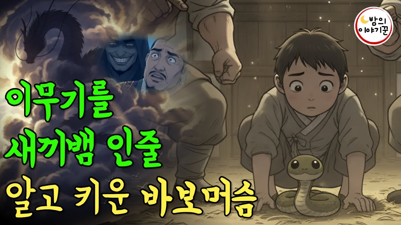 바보 머슴에게 은혜 제대로 갚는 이무기 이야기 |야담|만담|옛날이야기|옛날만담|사연