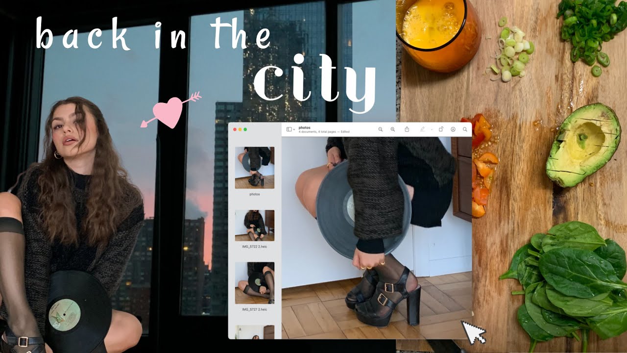 VLOG | back in the city! getting back into a routine & apartment updates