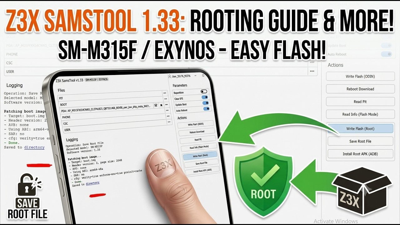 How to Auto Root Samsung All Models with Z3X SamsTool (Latest 2026 Method)