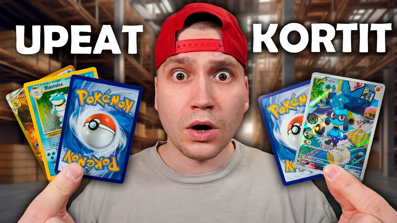 SAIN NIIN PALJON UPEITA POKéMON KORTTEJA!!