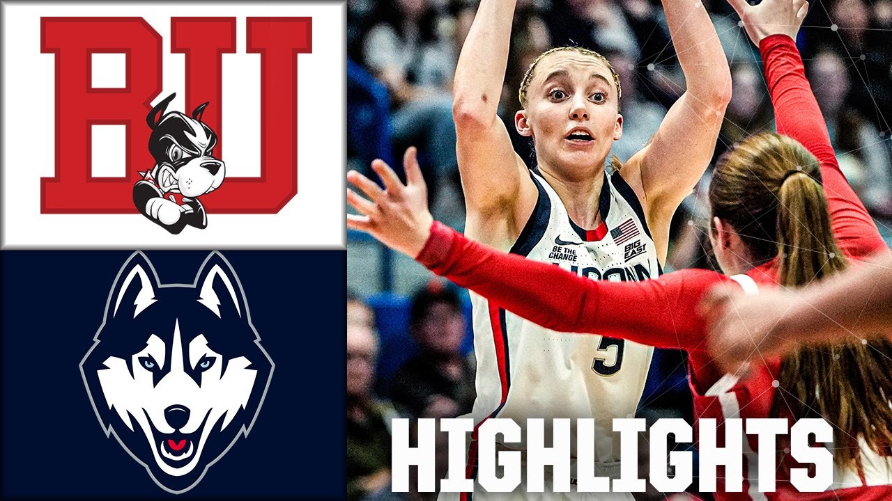 Boston University Terriers vs. UConn Huskies | Full Game Highlights | ESPN College Basketball