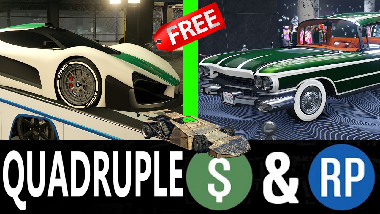 GTA 5 - FREE CAR! , FREE BUSINESS, FREE $1M, 4x MONEY, - Event Week | Discounts & More!