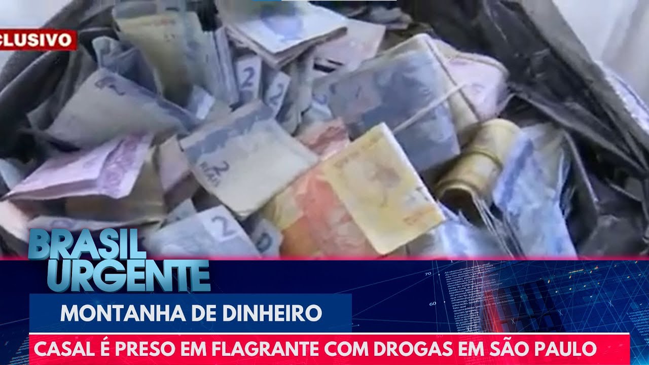 Casal é preso em flagrante com drogas em São Paulo | Brasil Urgente