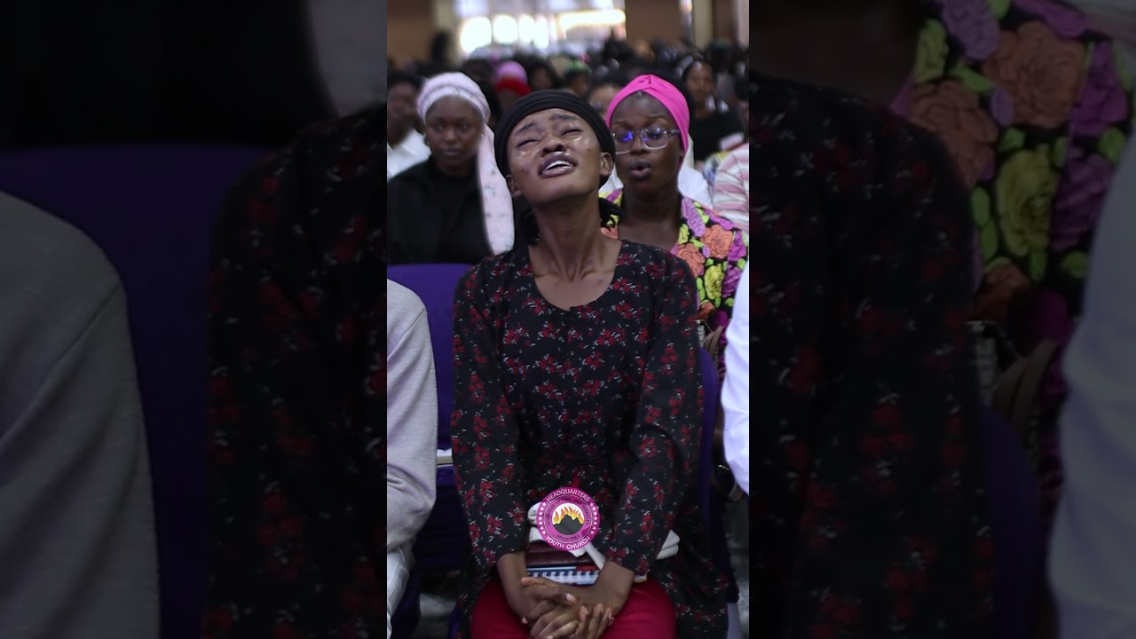 Worship moment at the MFM Youth Church