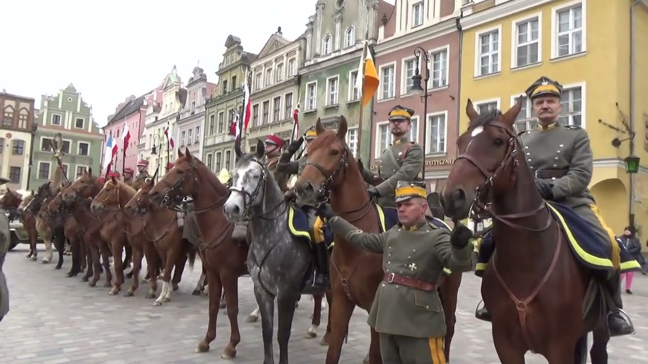 Święto 15.Pułku Ułanów Poznańskich - Przemarsz na Stary Rynek w Poznaniu