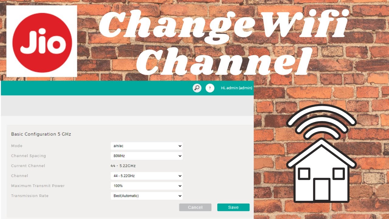 Change WiFi channel Jio Fiber Router - Internet problem solved - 100% working solution...