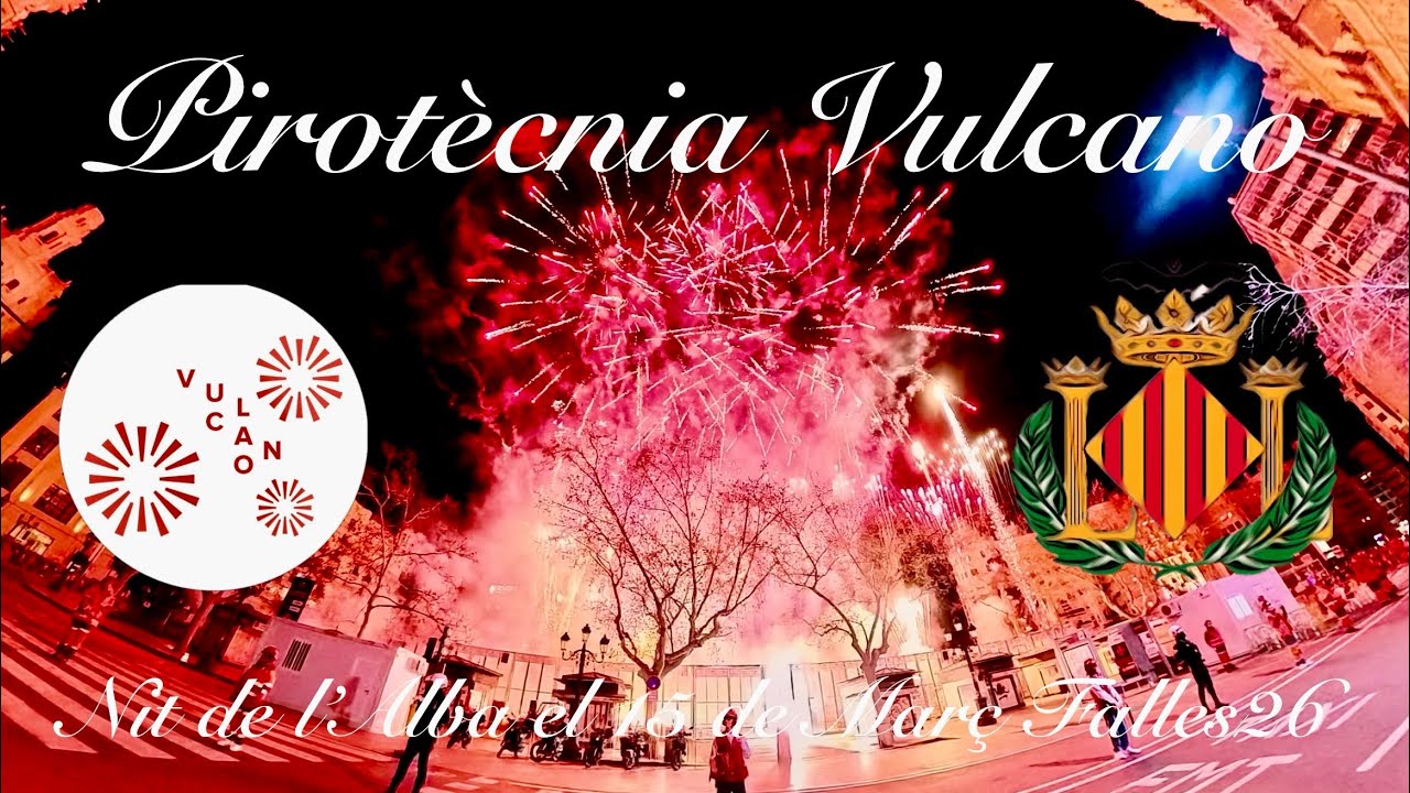 Nit de l’Alba de les Falles26 el 15 de Març per la @pirotecniavulcano2273 de Madrid. 