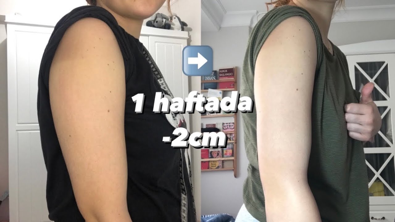 KOLLARIM 1 HAFTADA 2 CM İNCELDİ 💃🏿 Beraber kollarımızı inceltiyoruz ve sadece 5 dakika !!