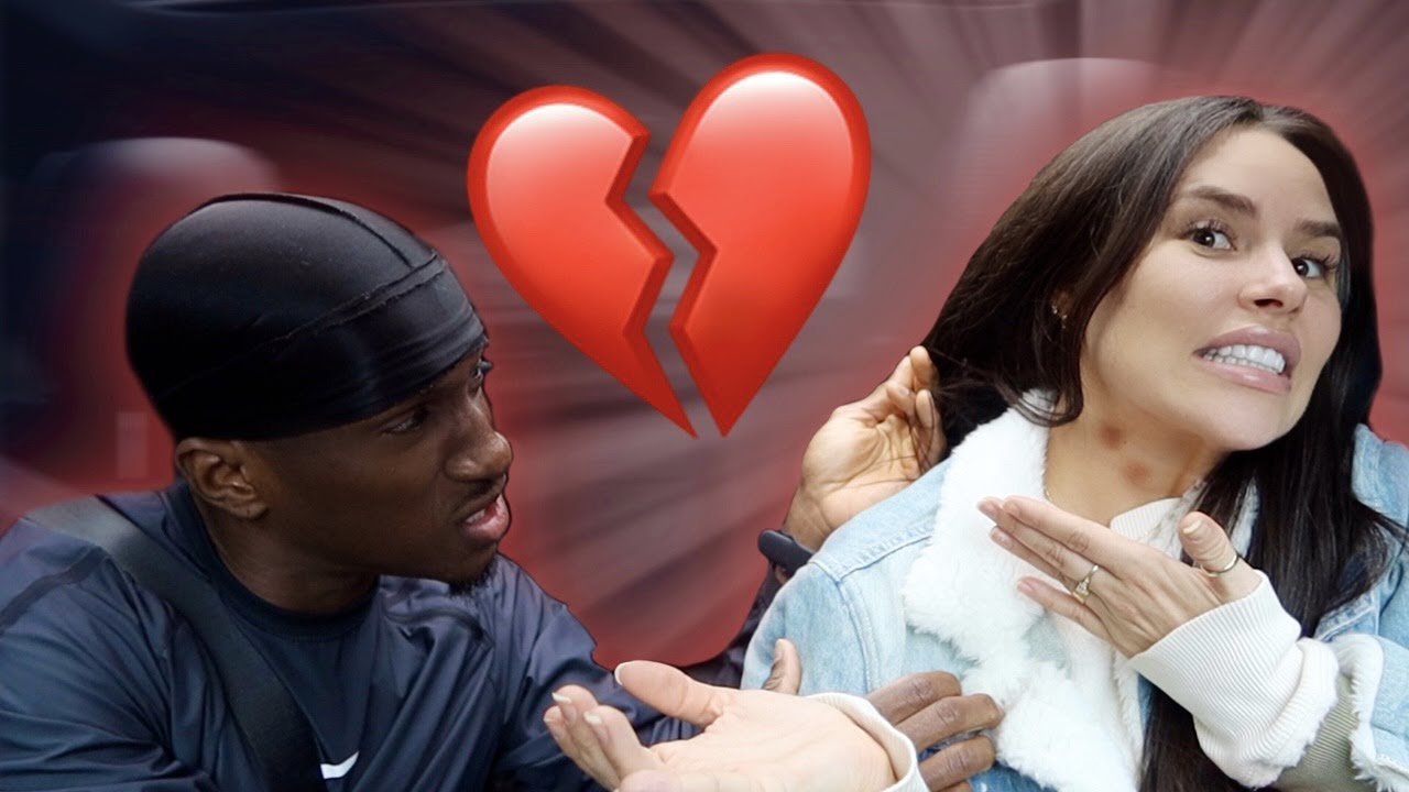 HICKEY PRANK ON BOYFRIEND! **HE LEFT**