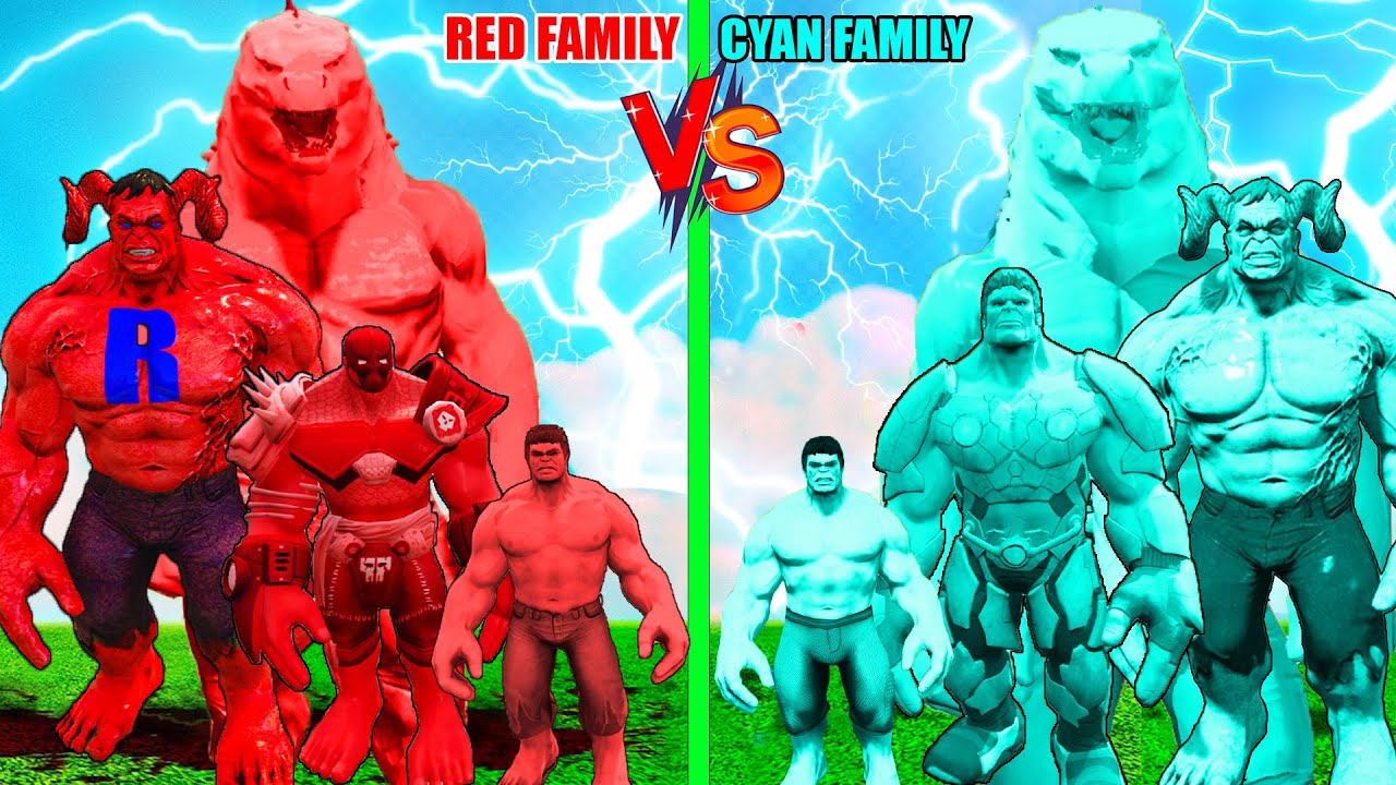 SHINCHAN TELL EVOLUTION of GIANT RED HULK FAMILY In GTA 5!
