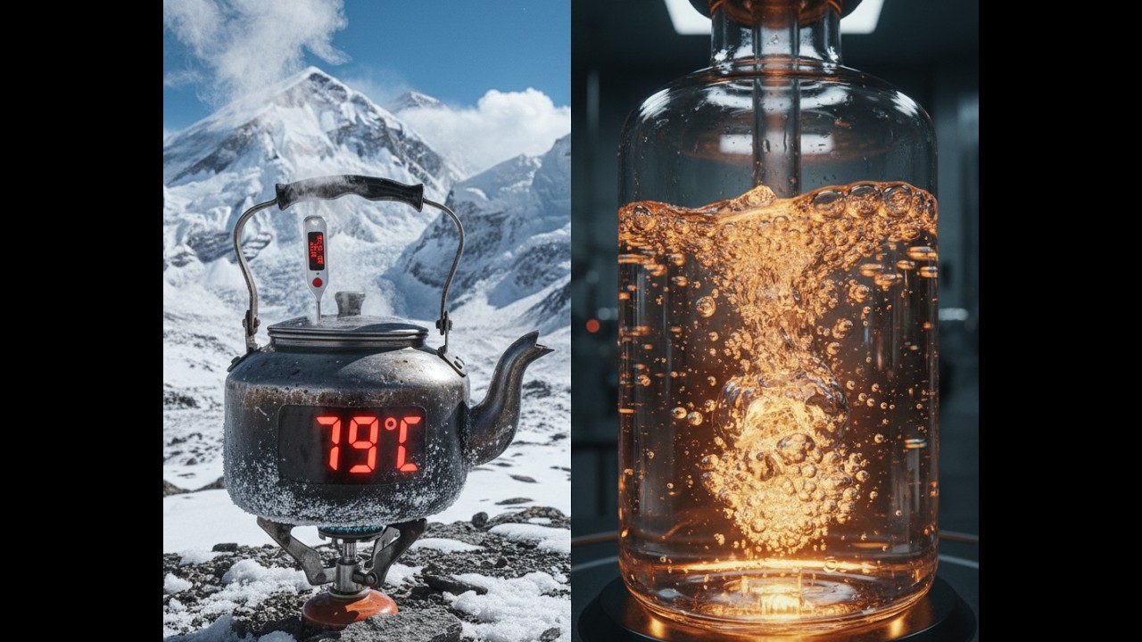 Hidden Physics of Boiling: Why Water Doesn’t Always Boil at 100°C | Everest to Supercritical Steam