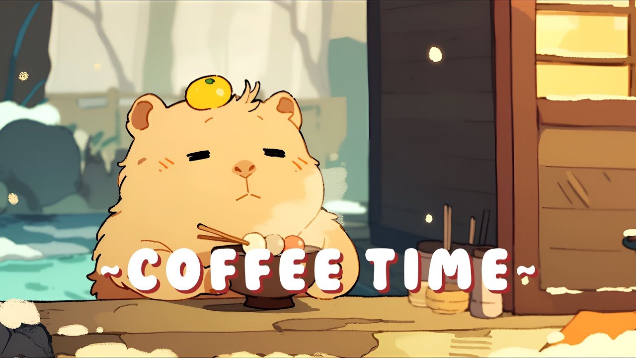 Capybara Lofi Zone - Chill Beats to Help You Relax ~ Quiet Moments ~ 🦫 🎧 ✨