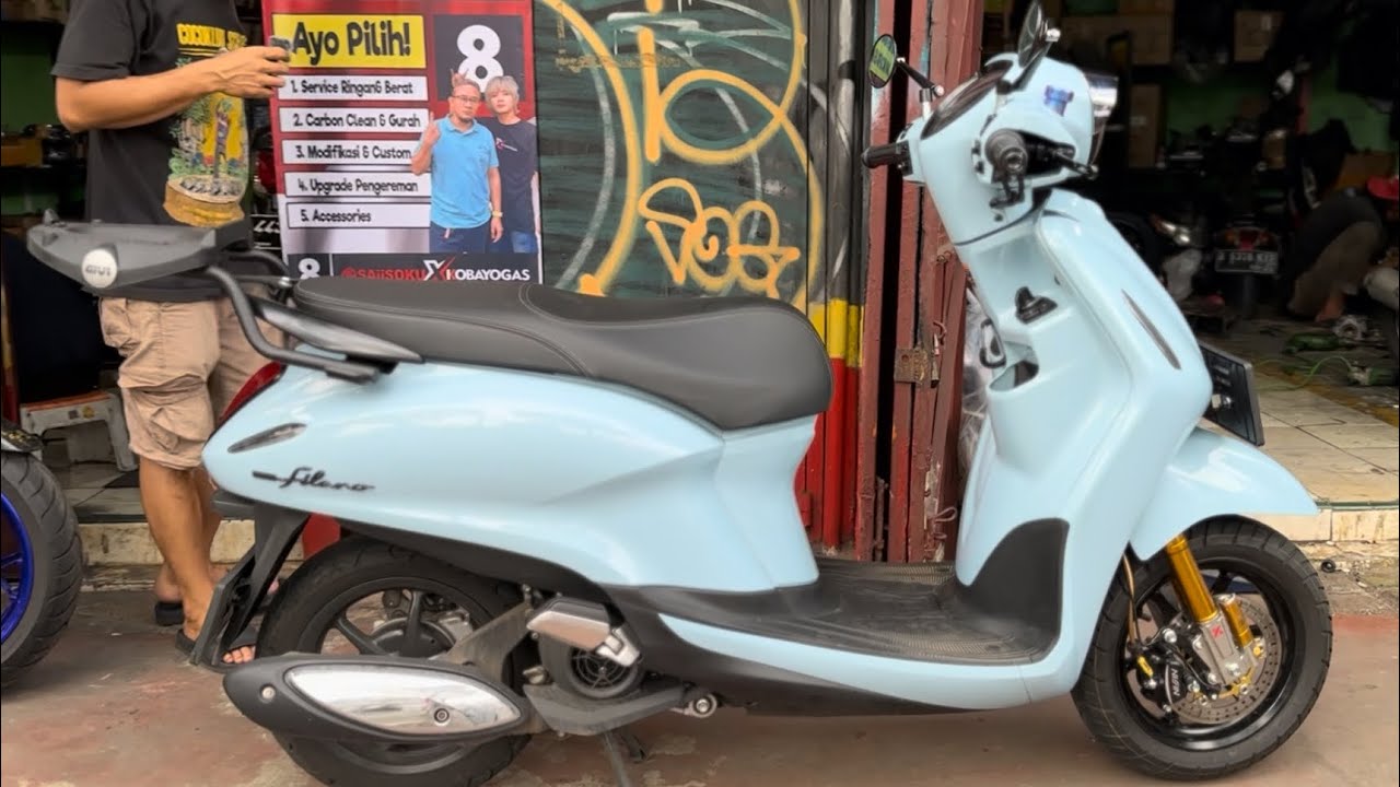 Berkelas..!! Yamaha Grand Filano Modif Simpel Tapi Mahal