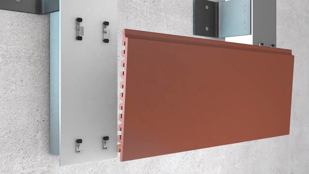 Terraface is a terracotta cladding panel for ventilated facades, made of high-quality clay.