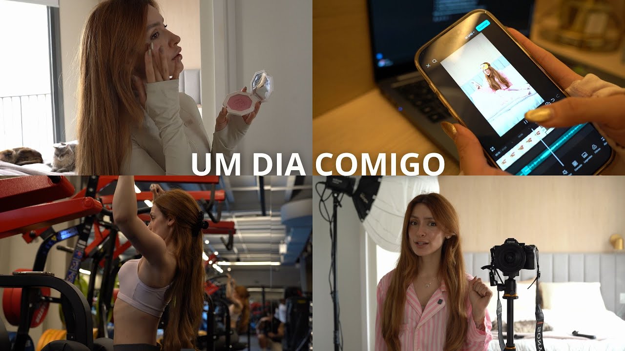 Vlog de um dia comigo | Gravações de publis, treino e rotina