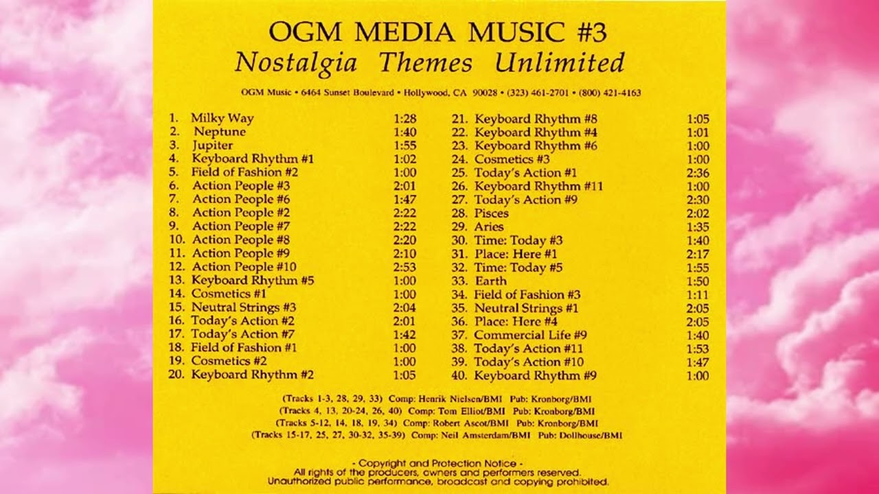 OGM Media Music #3 - PRO MED 3 - Nostalgia Themes Unlimited