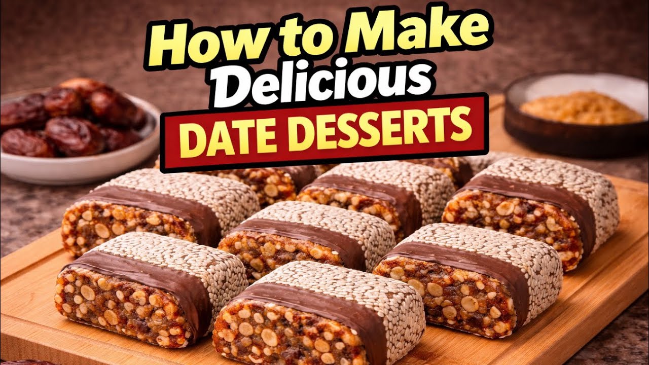 Let’s make date desserts