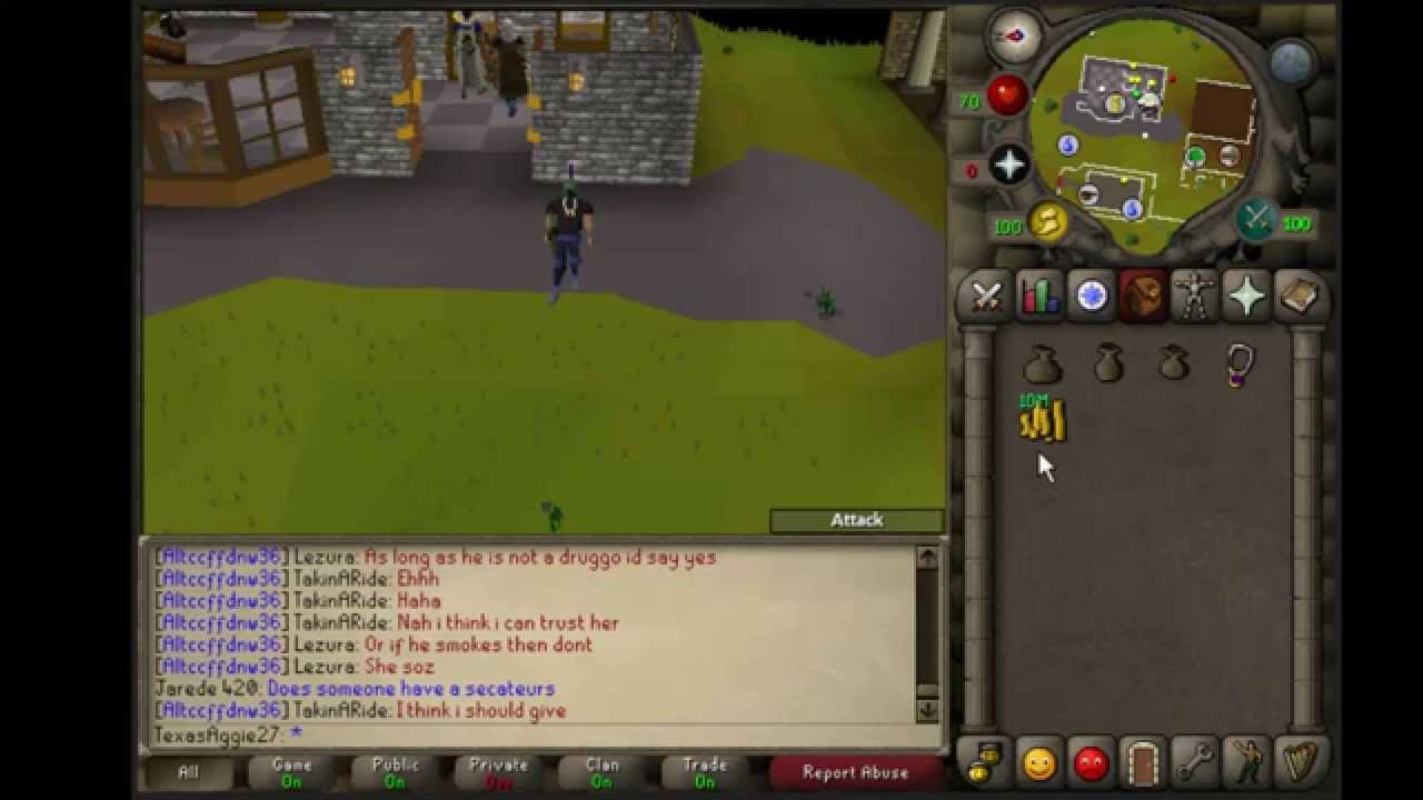 Runescape 2007 -- [PART 1] 1 mill per hour money method! 2015