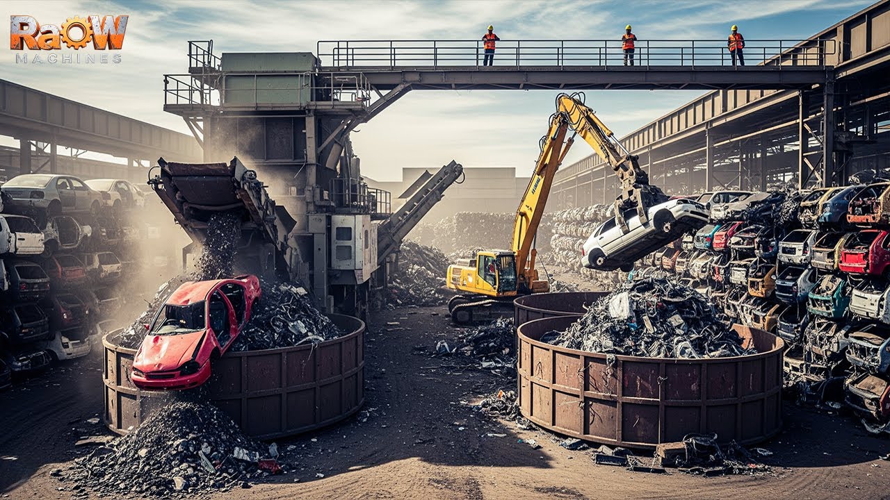 30 Most Insane Shredding & Crushing Machines That Obliterate Everything |  Scrap Processing #2