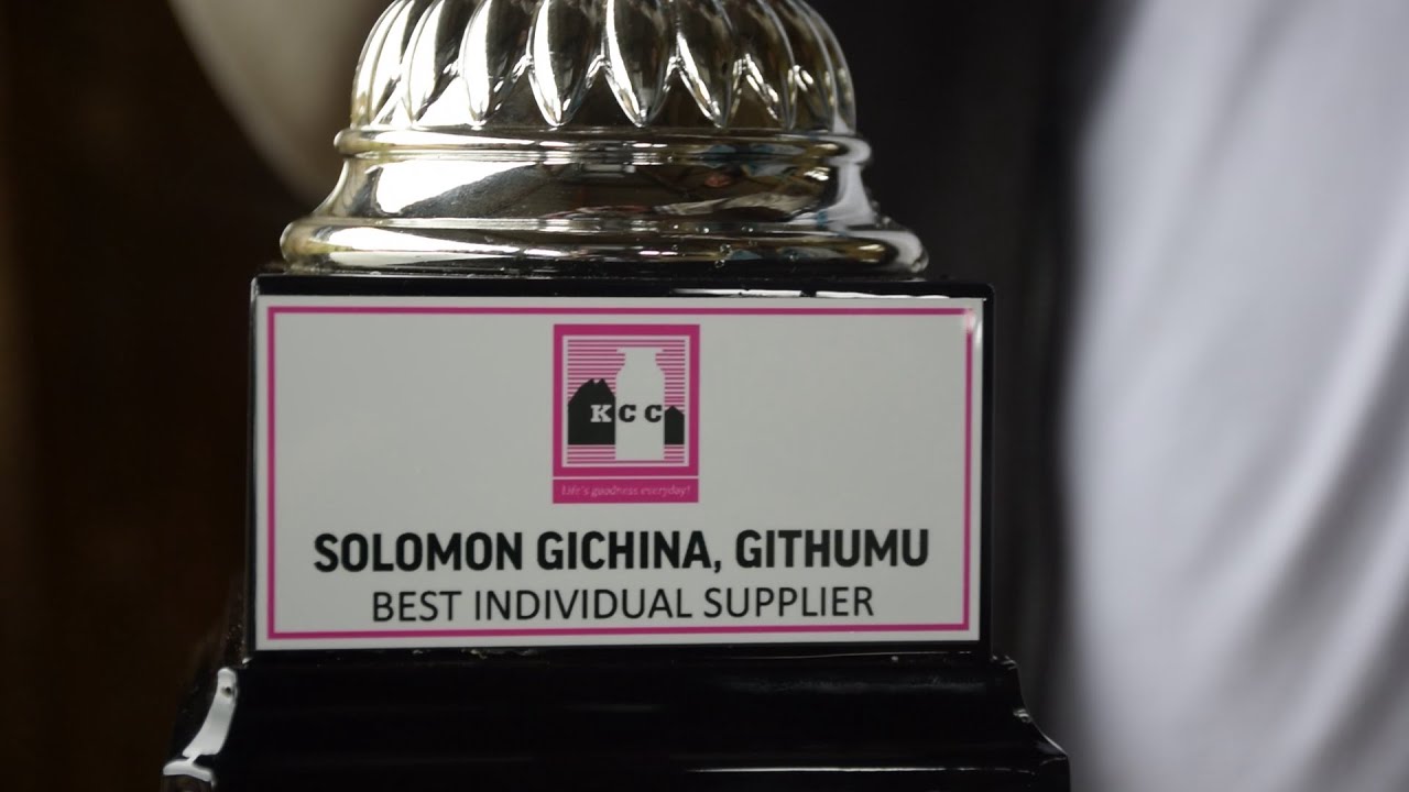 Manyara Farm wins trophy for the best individual milk supplier to New KCC