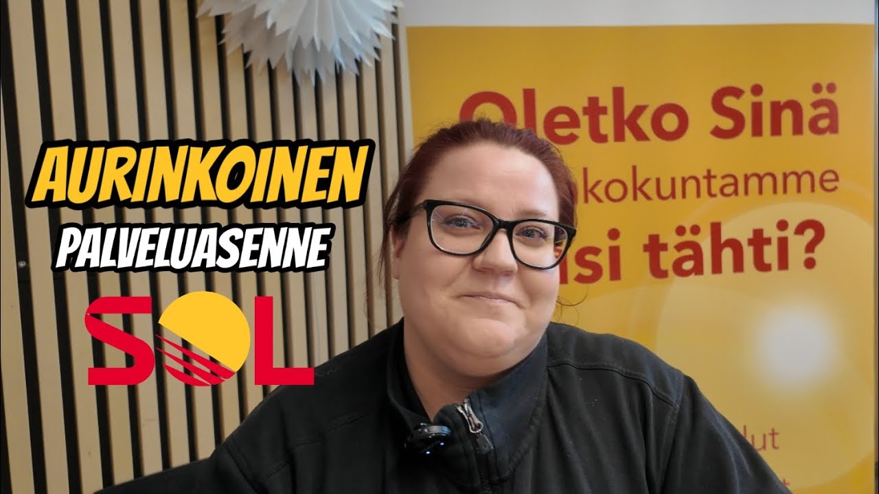 SOL: Aurinkoinen palveluasenne. 
